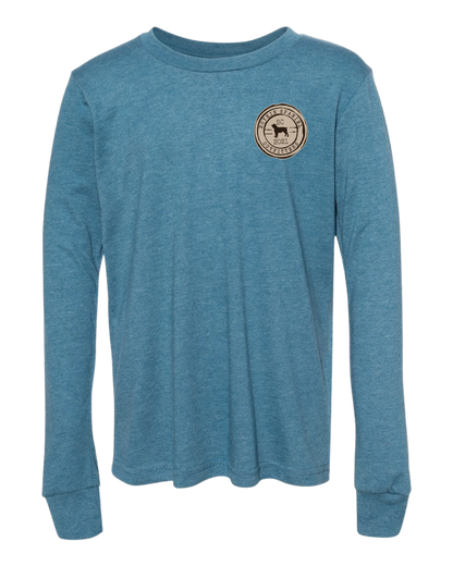 Boykin Spaniel YOUTH Long Sleeve Tee - Iconic Boykin Stamp Design