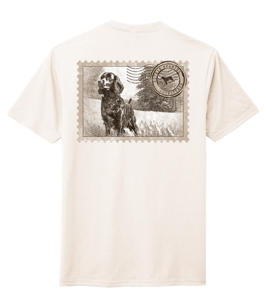 Boykin Spaniel 100% Cotton T-Shirt - Iconic Boykin Stamp Design