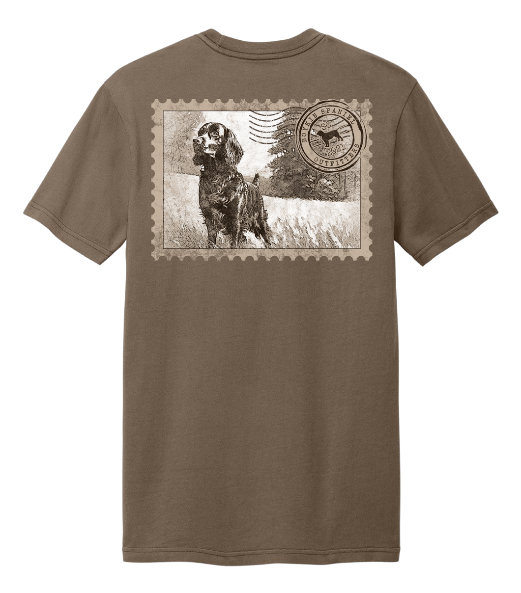 Boykin Spaniel 100% Cotton T-Shirt - Iconic Boykin Stamp Design