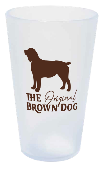 16 oz Silicone Pint Glass with Boykin Spaniel