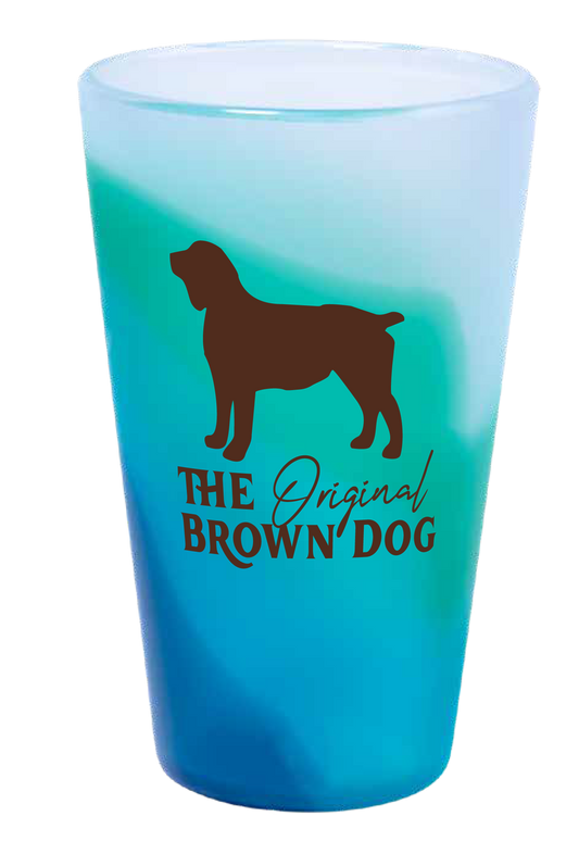 16 oz Silicone Pint Glass with Boykin Spaniel