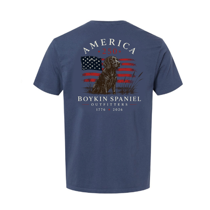 America 250 Boykin Spaniel T-Shirt | Limited Edition 1776-2026 - Adult & Youth Sizes