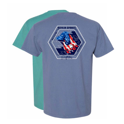 Comfort Wash® 100% Cotton Ring Spun Tee - Boykin Spaniel Southern Bred