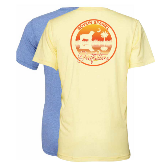 Triblend Short Sleeve T-Shirt - Boykin Sunset