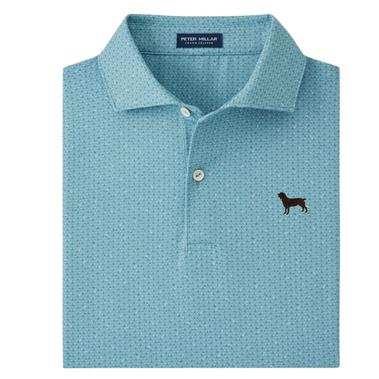 Peter Millar Corinth Performance Jersey Polo – Sherwood with Boykin Spaniel Embroidery