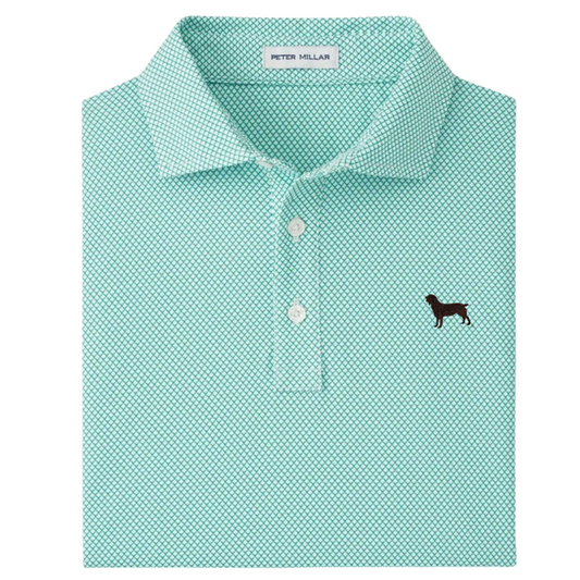 Peter Millar Crown Comfort Cotton Polo – Arch Meadow with Boykin Spaniel Embroidery