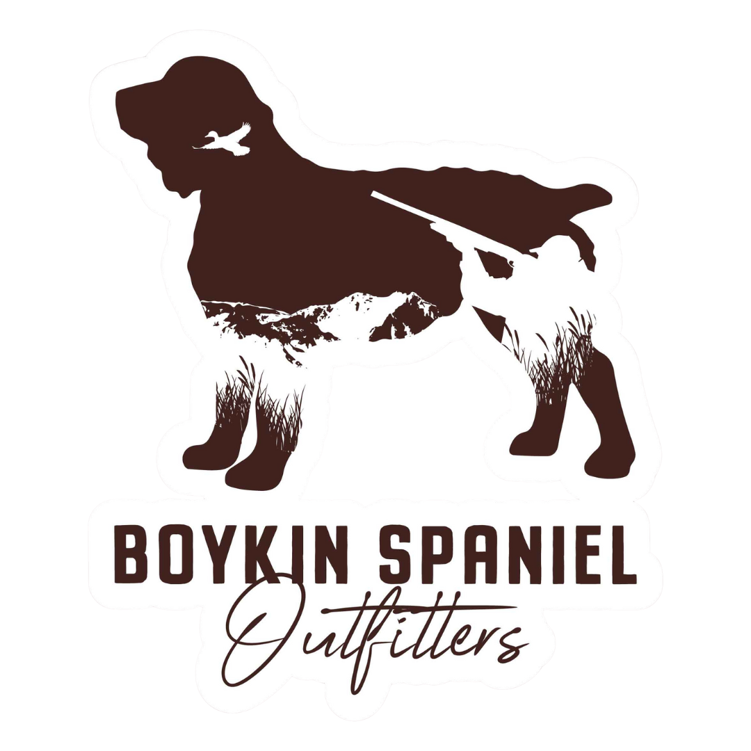 Boykin Hunting Silhouette Vinyl Decal – 6" x 7"