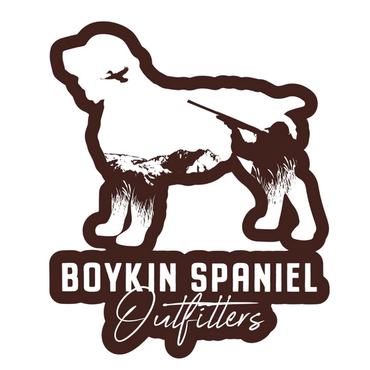 Boykin Hunting Silhouette Vinyl Decal – 6" x 7"