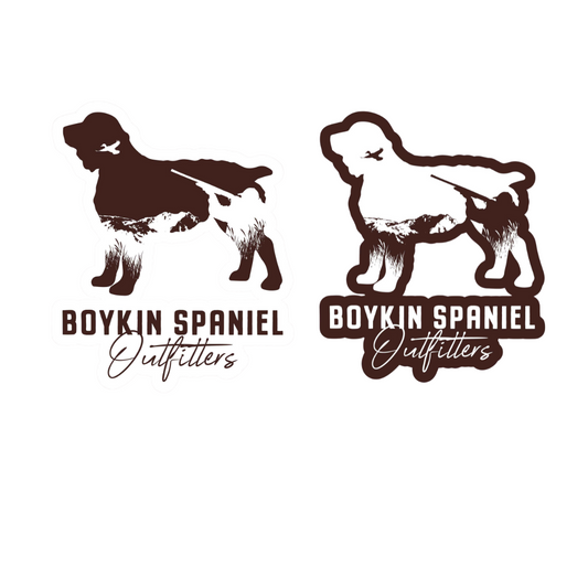 Boykin Hunting Silhouette Vinyl Decal – 6" x 7"