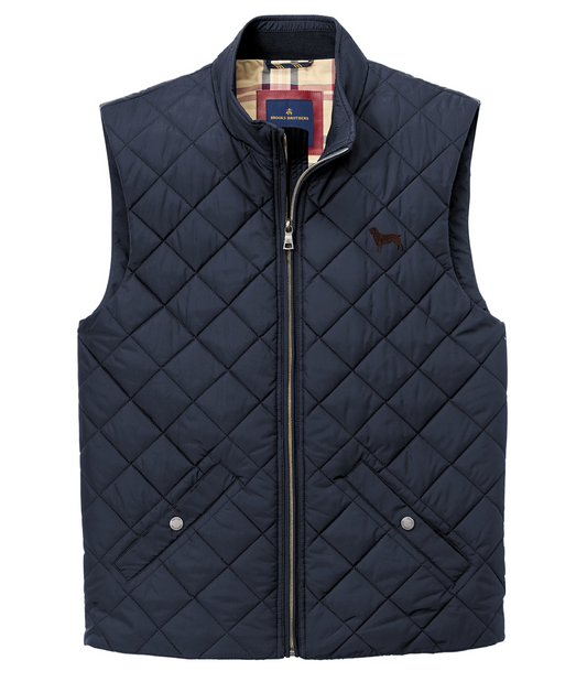 Brooks Brothers® Quilted Vest with Boykin Spaniel Society Silhouette