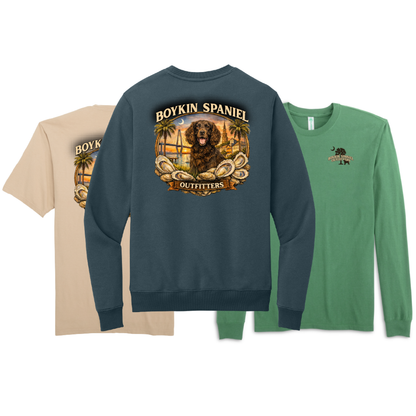 Charleston Boykin Spaniel Shirt – Coastal Oyster Collection by Boykin Spaniel Outfitters