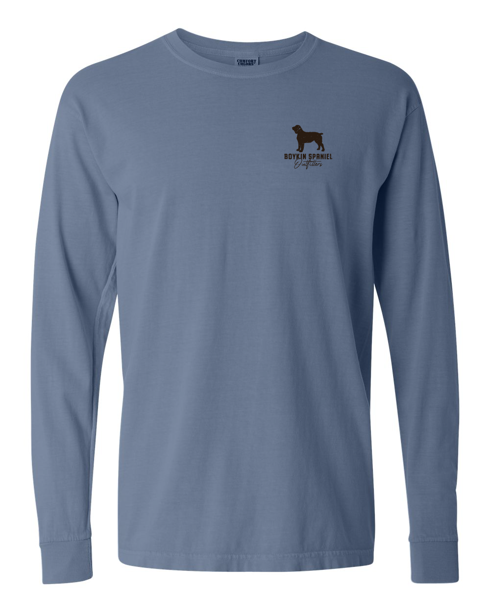 Boykin Spaniel Society Full Color Long Sleeve 100% Cotton Heavyweight Tee