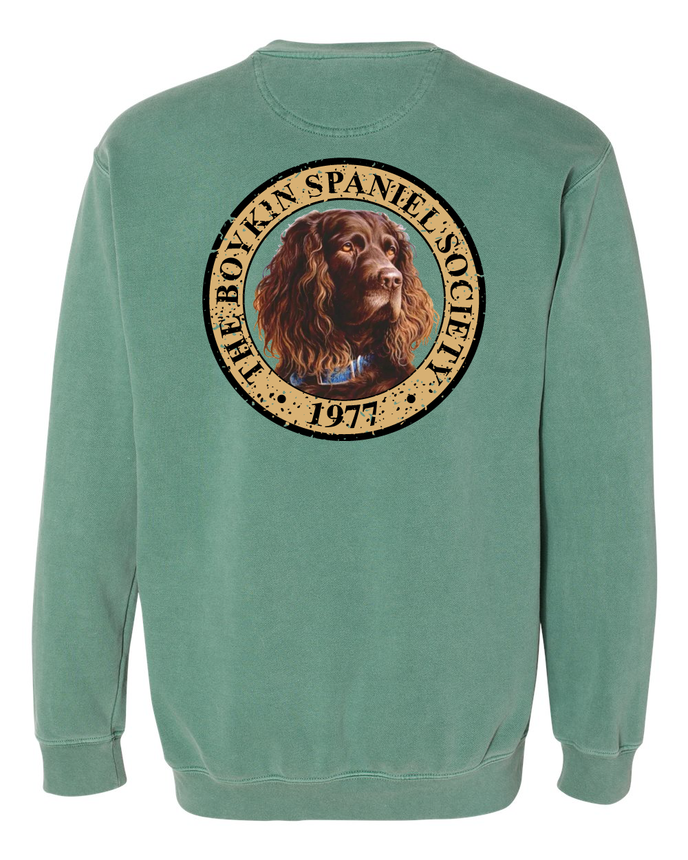 Boykin Spaniel Society Full Color Seal Crewneck Sweatshirt