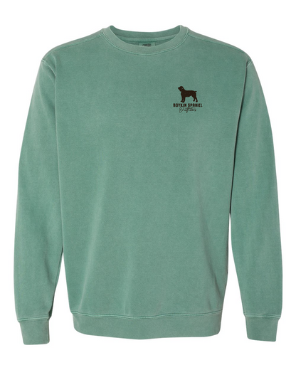 Boykin Spaniel Society Full Color Seal Crewneck Sweatshirt (2 colors)
