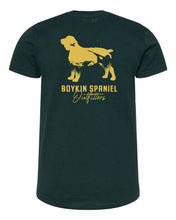 Load image into Gallery viewer, Youth Short Sleeve T-Shirt Boykin Spaniel Hunting Silhouette
