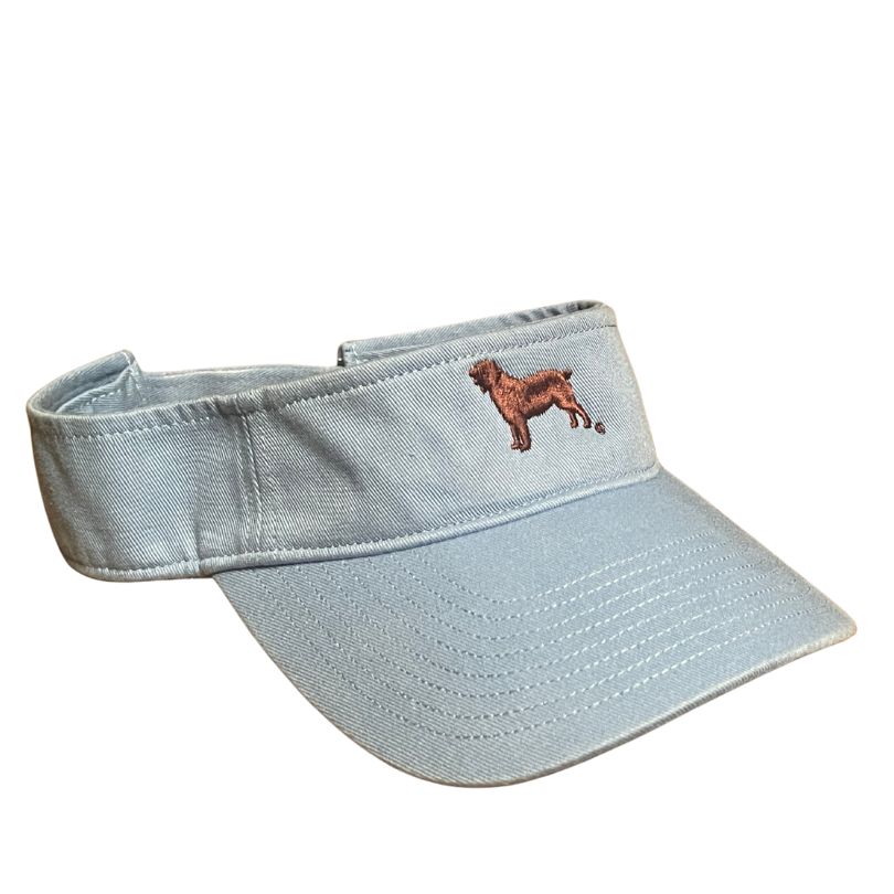 Richardson Visor with Official Boykin Spaniel Society Silhouette
