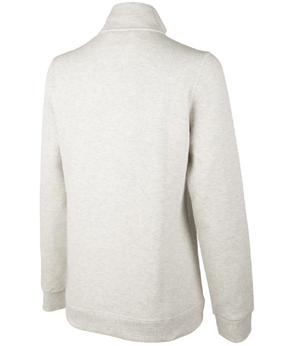 Women's Hudson Quarter Zip Pullover with Boykin Spaniel Society Official Silhouette