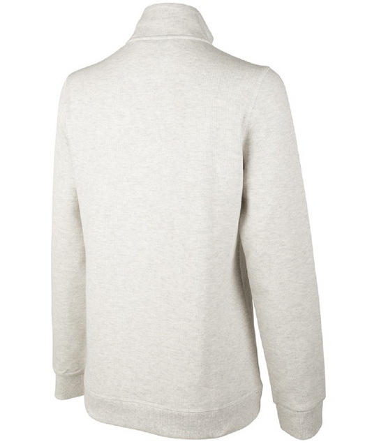 Women's Hudson Quarter Zip Pullover with Boykin Spaniel Society Official Silhouette