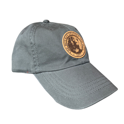 Youth Chino Washed Relaxed Hat – Boykin Spaniel Society Leather Patch