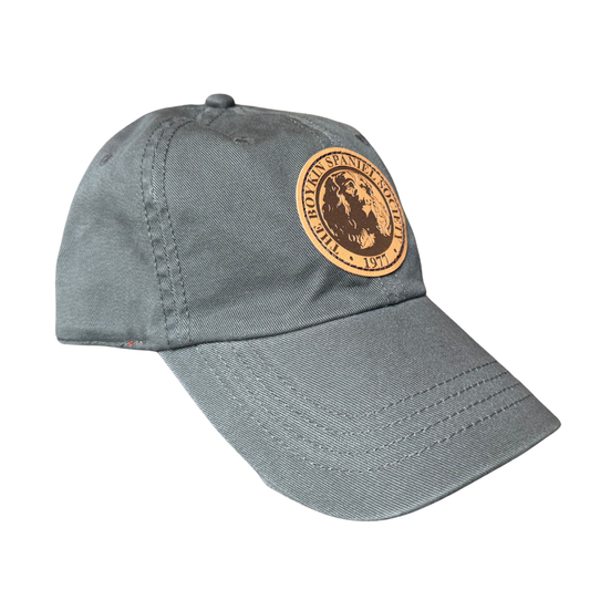 Youth Chino Washed Relaxed Hat – Boykin Spaniel Society Leather Patch