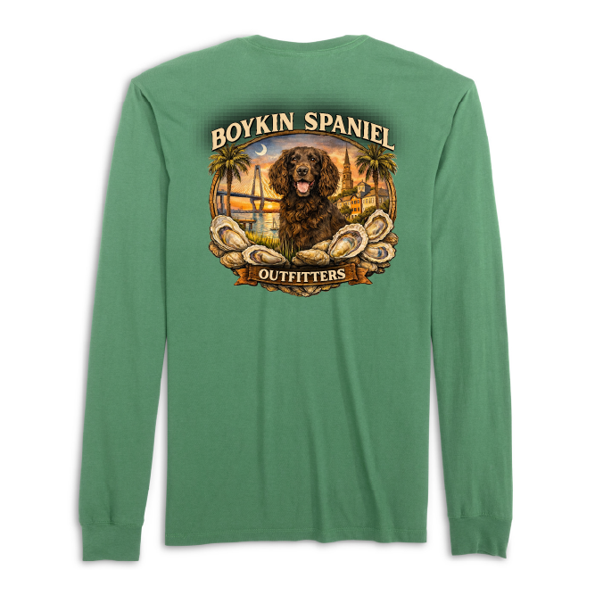 Charleston Boykin Spaniel Shirt – Coastal Oyster Collection by Boykin Spaniel Outfitters