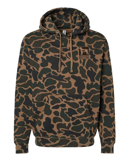 Boykin Spaniel Outfitters Duck Camo Hoodie – Premium Heavyweight Hunting Sweatshirt