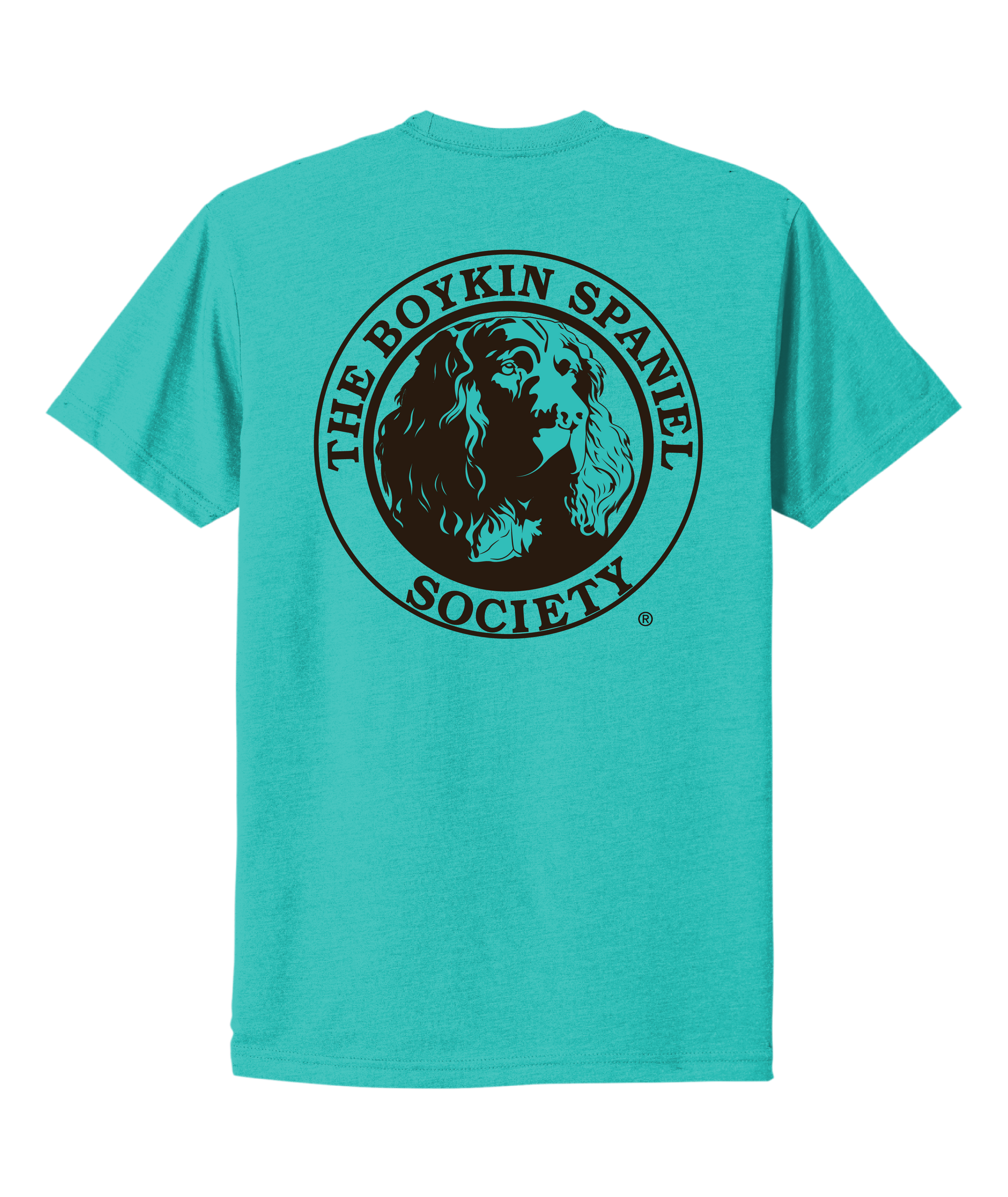 Tahiti Boykin Spaniel Society official logo t-shirt
