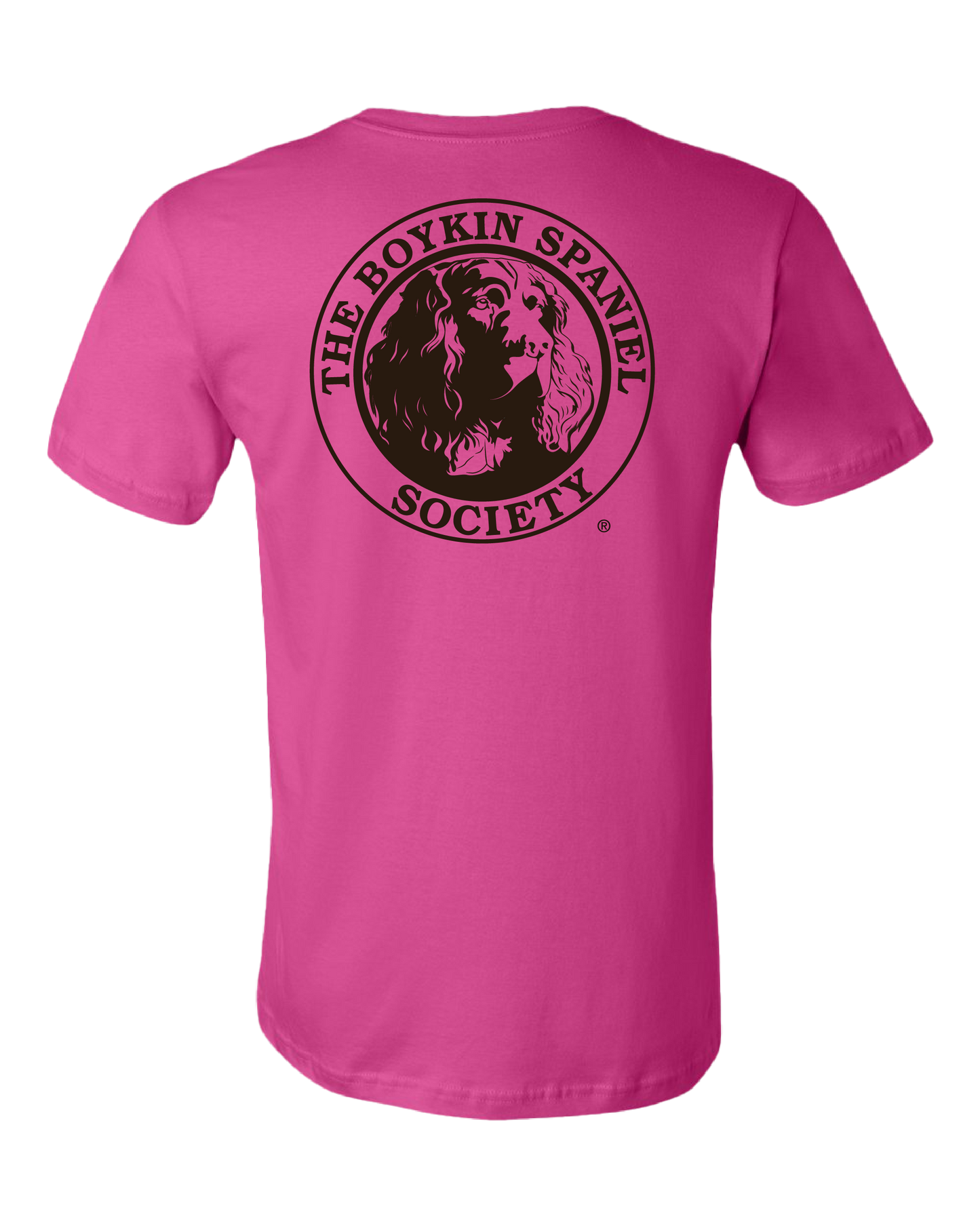Short Sleeve T-Shirt Boykin Spaniel Society Official Seal (8 colors)
