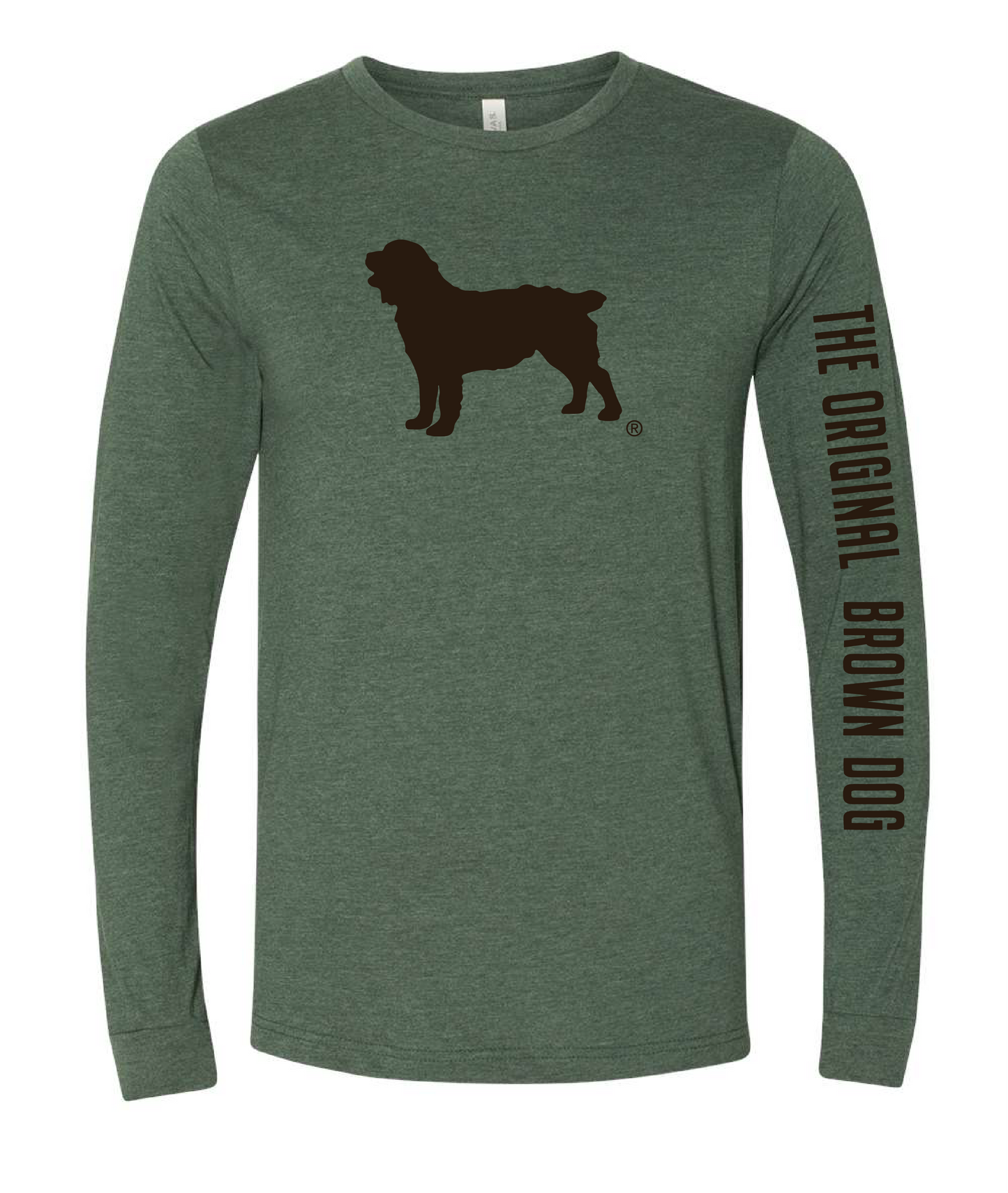 Long Sleeve Unisex T-Shirt - Boykin Spaniel Society Official Boykin Silhouette (8 colors)