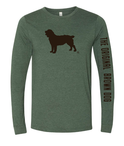 Long Sleeve Unisex T-Shirt - Boykin Spaniel Society Official Boykin Silhouette (8 colors)