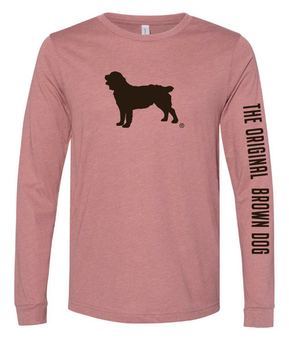 Long Sleeve Unisex T-Shirt - Boykin Spaniel Society Official Boykin Silhouette (8 colors)