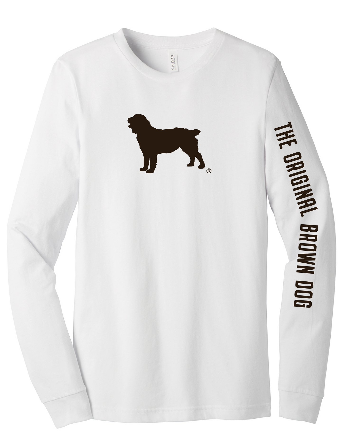 Long Sleeve Unisex T-Shirt - Boykin Spaniel Society Official Boykin Silhouette (8 colors)