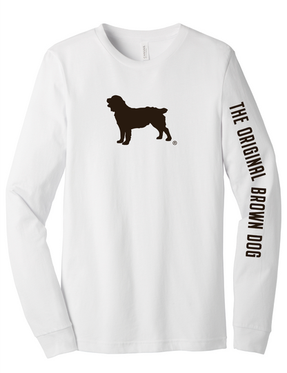 Long Sleeve Unisex T-Shirt - Boykin Spaniel Society Official Boykin Silhouette (8 colors)