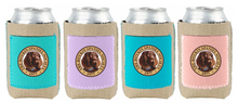 Load image into Gallery viewer, Burlap Koozie with Neoprene Pocket -  BSS Seal (1)
