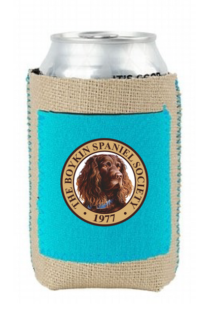 Burlap Koozie with Neoprene Pocket -  BSS Seal