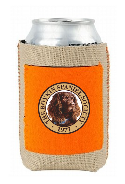 Burlap Koozie with Neoprene Pocket -  BSS Seal