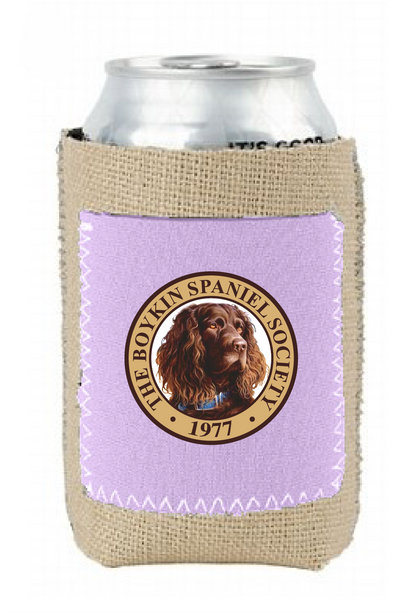 Burlap Koozie with Neoprene Pocket -  BSS Seal