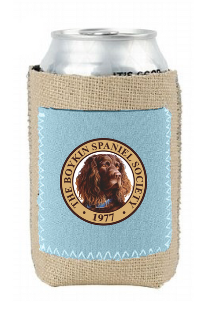 Burlap Koozie with Neoprene Pocket -  BSS Seal