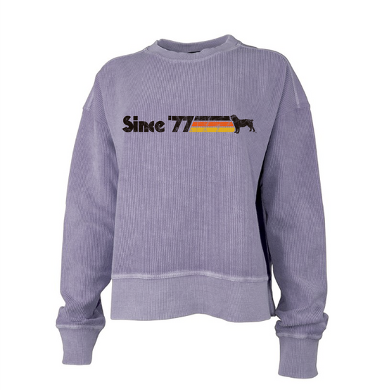 Cropped Corded Sweatshirt Boykin Spaniel 1977 (2 colors)