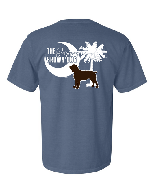Youth Comfort Colors ® Heavyweight Ring Spun Tee - South Carolina Boykin Spaniel (Blue Jean)