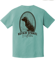 Load image into Gallery viewer, Youth Short Sleeve T-Shirt Vintage Boykin 100% Cotton Comfort Color (Sea Foam)
