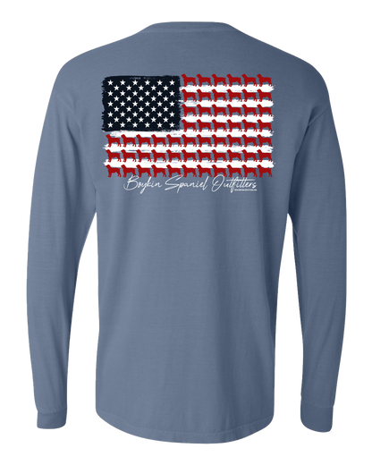Long Sleeve 100% Cotton Tee - American Boykin