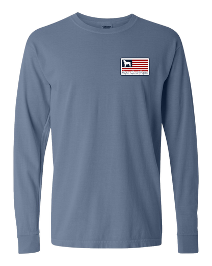 Long Sleeve 100% Cotton Tee - American Boykin