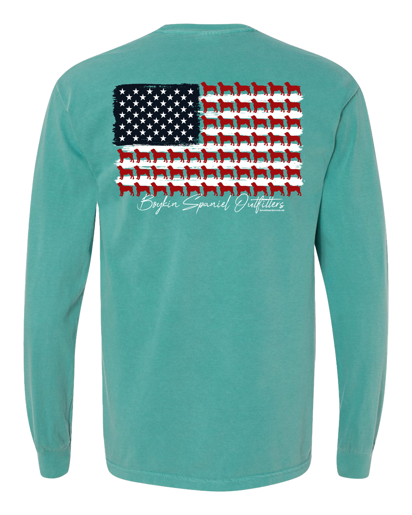 Long Sleeve 100% Cotton Tee - American Boykin