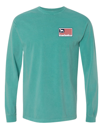 Long Sleeve 100% Cotton Tee - American Boykin