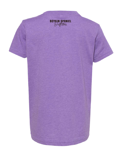 Youth Short Sleeve T-Shirt Boykin Spaniel Society Official Silhouette