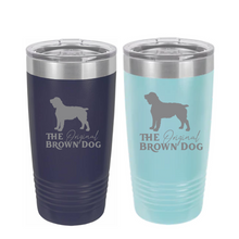Load image into Gallery viewer, 20 oz Tumbler - Boykin Spaniel Outfitters Original Brown Dog Engraved
