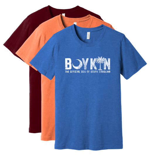 Short Sleeve T-Shirt Boykin - South Carolina's State Dog (3 colors) LI
