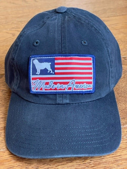 Richardson 320 Washed Chino Hat - American Boykin Patch - Navy Size Small