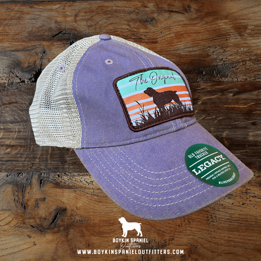 OFA Legacy Old Favorite Trucker Hat -  The Original Boykin Patch - Lavender